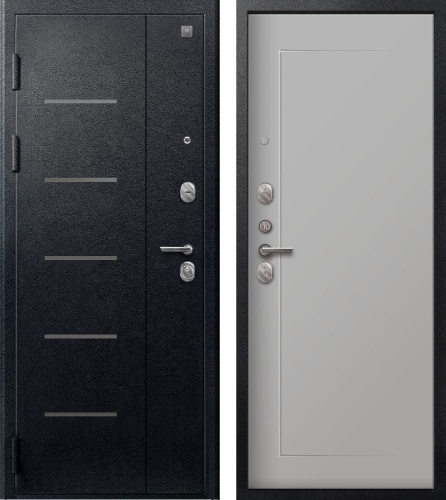 Центурион V-03 Чёрный муар - Кашемир сильвер